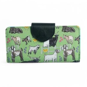 Sipsey Wilder Greener Pastures long wallet goat motif